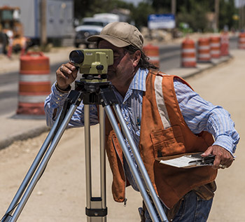 Photograph of surveyor