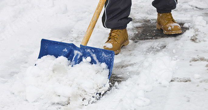 Photograph of Snow shovel