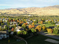 Photograph of foothills