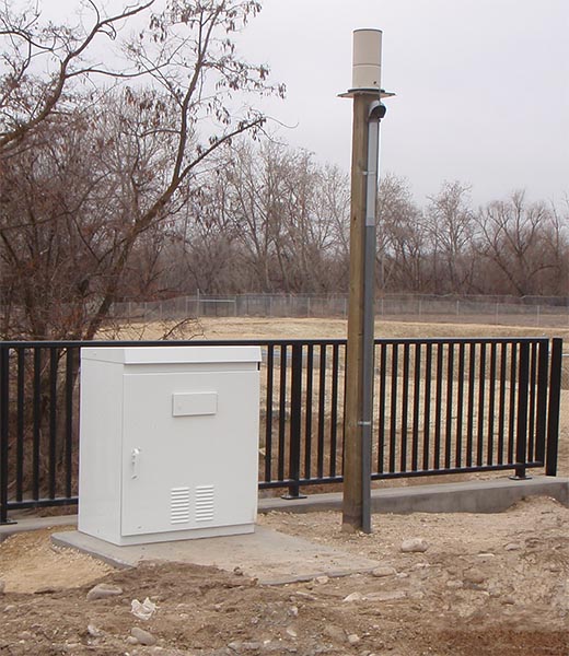 Photograph of stormwater monitoring station